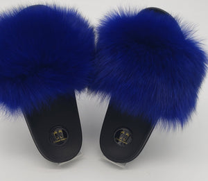 Royal Blue Slippers