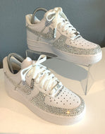 Air Force One Sneakers with Swarovski Crystals Double