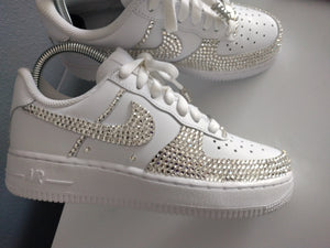 Air Force One Sneakers with Swarovski Crystals Double