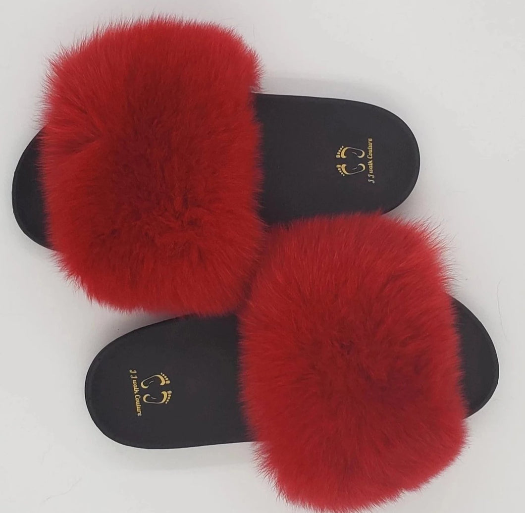 Poppy Valentines day Slippers - JJ WALK COUTURE